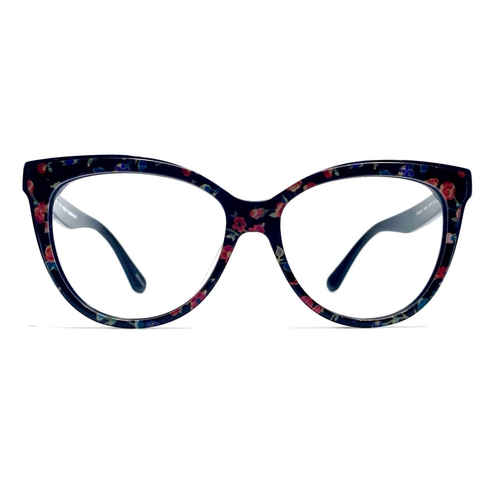 Kate Spade Black Gold Floral Print Cat Eye Glasses Daesha/S 7RM90 56 16 140